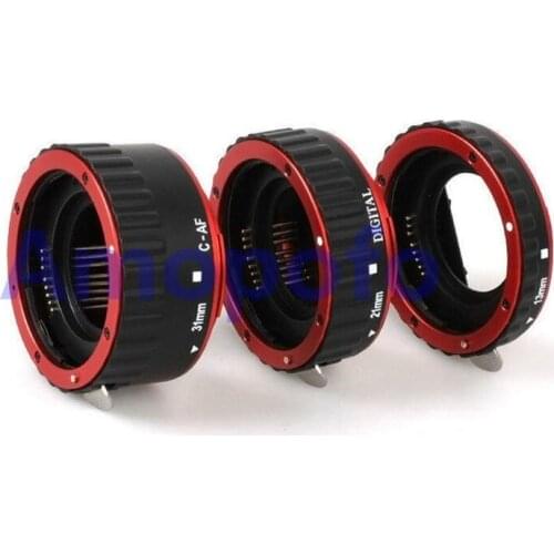 Amopofo Auto Focus AF Macro Extension Tube 13+21+31mm For Canon EOS EF EF-S
