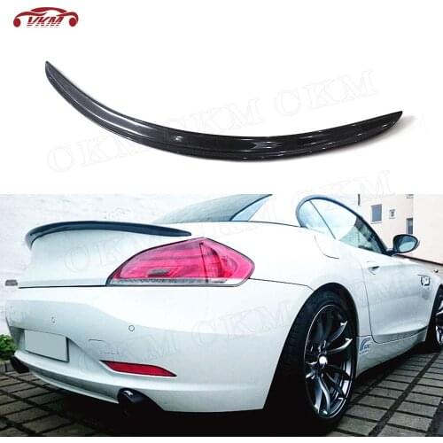 Carbon Fiber Material Rear Trunk Lip Spoiler Car Accessorise for BMW Z4 E89 Coupe 2009 - 2016