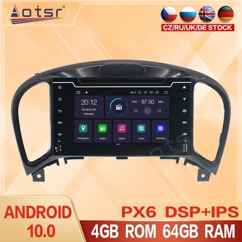 Android 10 4G+64GB DSP Car Radio Multimedia Video Player For Nissan Juke YF15 2010 - 2014 Navigation GPS 2 din Autoradio Screen