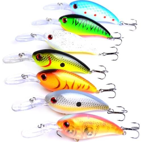 YUZI Brand 70pcs wobbler crank fishing lure peche artificial bait 11cm/14g crankbait Float jerkbait swimbait shad bait