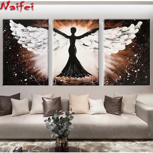 Diy,Diamond Embroidery,Fantasy Angel Woman,5D,Diamond Painting Stitch Cross,3D,Mosaic,Triptych,home,art,rhinestone