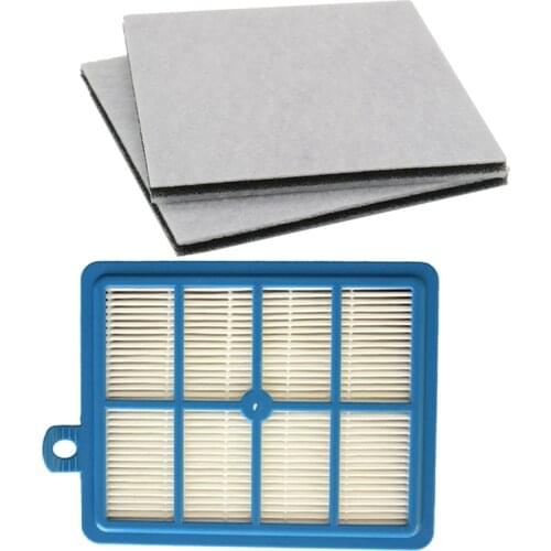 1Pcs Hepa Filter + 2Pcs Motor Cotton Filter for Electrolux AEG EFH12W AEF12W FC8031 EL012W FC9080 FC9088