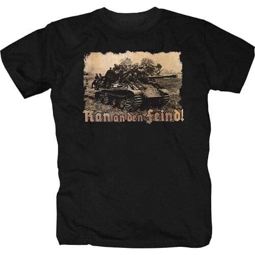 Tees Male Harajuku Top Fitness Brand Clothing Shirt T-Shirt T-Shirt Commemorating Army German Reich Soldiers Honor Tee Shirt