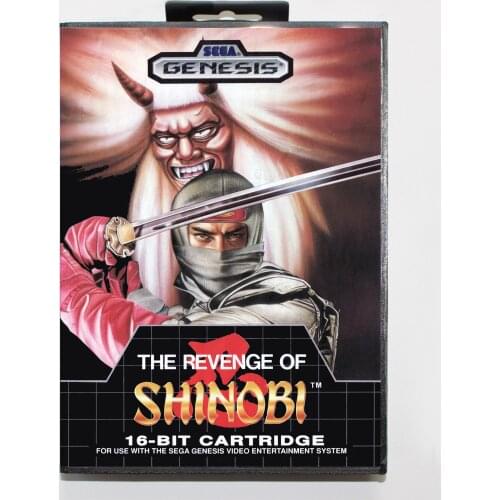 Revenge of Shinobi 16bit MD Game Card For Sega Mega Drive/ Genesis with Retail Box