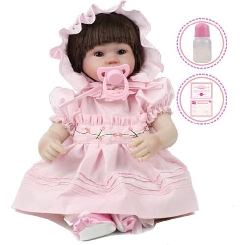 Birthday toys Reborn Baby Doll Lucy 16 inch Soft silicone safe vinyl Cute bebe christmas gift lol lifelike beautiful Kaydora