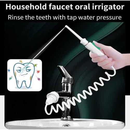 CALLYSONIC 2/6 Nozzles Faucet Oral Irrigator Water Dental Jet Flosser Dental Oral Irrigation Teeth Cleaning Machine