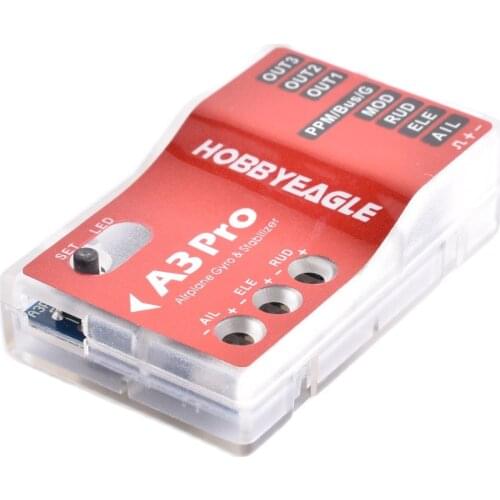HobbyEagle A3 Pro Flight Controller 6-axis airplane gyro & stabilizer System for RC 3D trick Airplane Fixed Wing