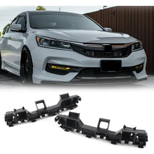 2Pcs Car Front Bumper Bracket Holder Beam Mount Support Left Right For Honda ACCORD Sedan 2013 2014 2015 2016 2017