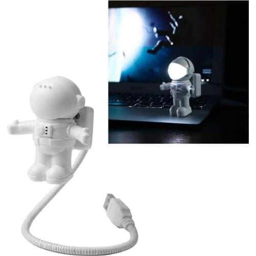 Meijuner Mini USB Night Light Spaceman Astronaut LED Adjustable Night Lights For Computer Laptop Notebook Reading Portable B037