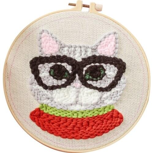 New Embroidery Pen Punch Needle Kit Craft Embroidery Threads Cross Stitch Art Hand Hoop DIY Knitting Sewing Accessory Tool