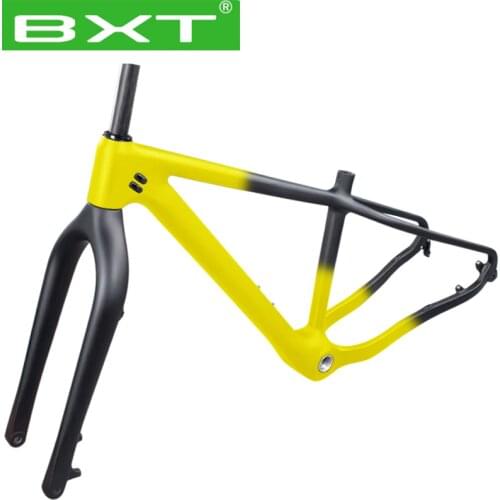 2020 New full carbon snow fat bike frame T800 carbon fiber BSA frameset Disc Brake 160mm carbon bike frame