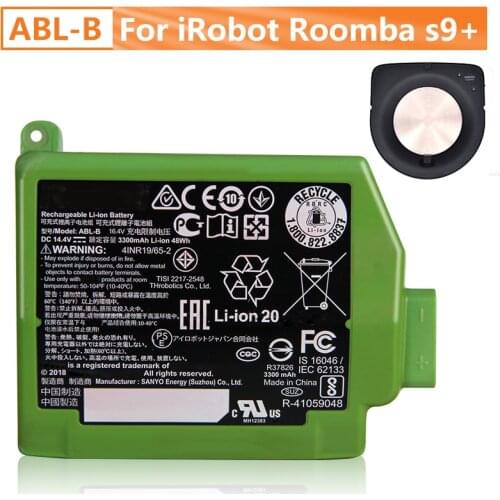 Original Replacement Battery ABL-B For iRobot Roomba s9+ Geunine Rechargable iRobot Battery 3300mAh