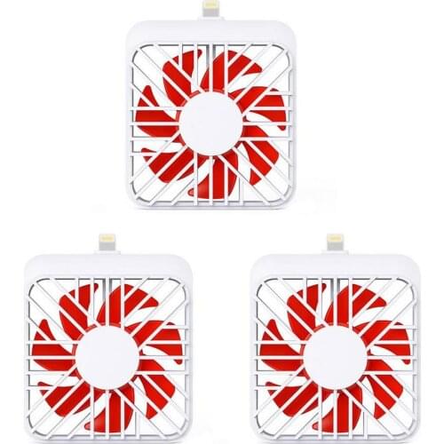 Mini Portable Cell Phone Fan Mini Mobile Phone Fan For IPhone Android Smartphone USB Type C Micro USB Cooling Fan