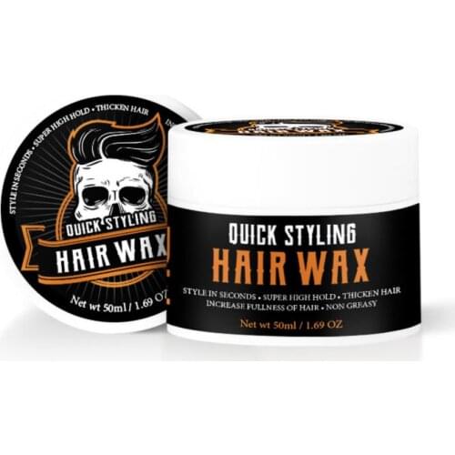1pcs Professional Hair Wax Pomade Long-lasting Hair Gel For Men Fluffy Hair Pomade Wax Keep Hair Oil Edge Control Makeup