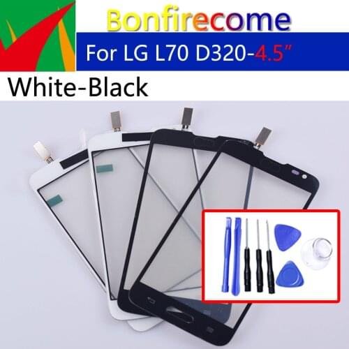 Touchscreen For LG Series III L70 Single SIM D320 Touch Screen Digitizer LCD Display Front Glass Panel Sensor Replacement 4.5"