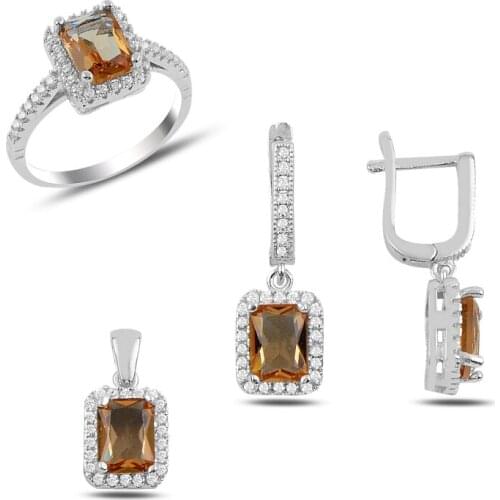 Silverlina with Silver Zultanite & Zircon Crystal Set