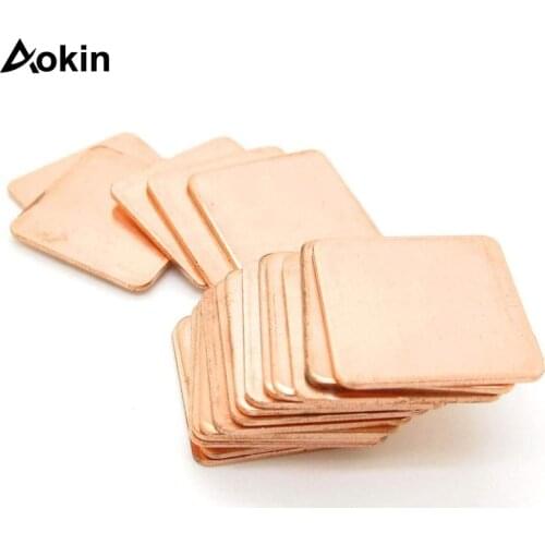 20pcs/lot raspberry pi 3 heat sink CPU Thermal Heatsink Copper Pad for raspberry Pi B/B+ Cooling pad for raspberry pi Model B/B