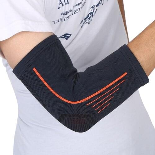 1pc Black Elastic Unisex Sports Nylon Elbow Support Protector Guard Protective Knee Arm Sleeve Pad