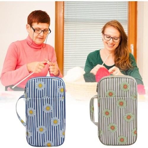 1pc Needle Storage Bag Knitting Needles Case Circular Knitting Needles Storage Bag Without Tools