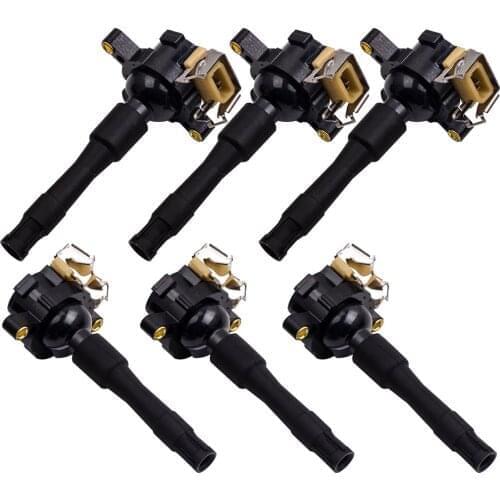 6x Ignition Coil Module for BMW 3 Compact E36 323ti M52 B25 / E46 325ti M54 B25 323i 2.5 328i 193 231 170 CV 320i & 46 323 325