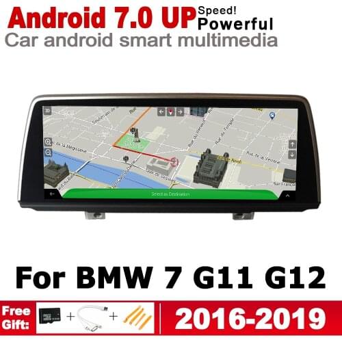 Android 7.0 up IPS car HD Screen player For BMW 7 G11 G12 2016~2019 NBT original Style Autoradio gps navigation WiFi Bluetooth