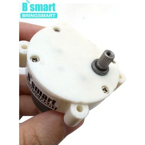 Bringsmart JS40-500 Eccentric Shaft Gearbox Gear Motor diy solar motor low speed motor 6V-12V