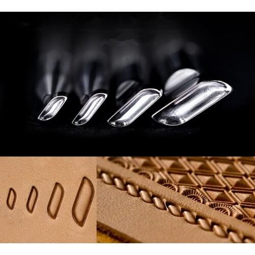 BS1 braided rope pattern handmade leather diy vegetable tanned leather leather carving printing frame combination tool 304 stain