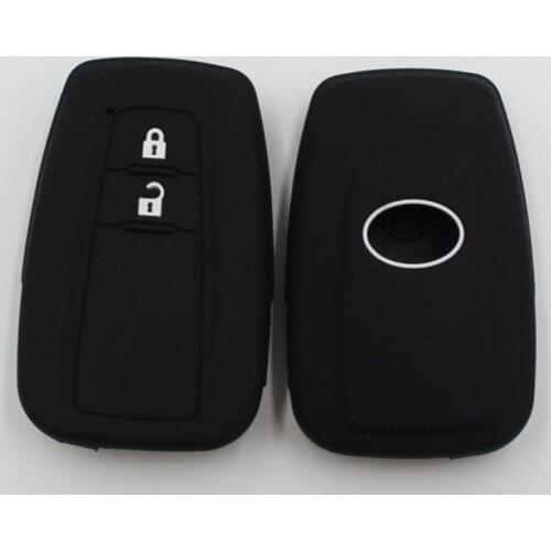Wholesale High-quality Key Case for Car 2016 2017 2018 Toyota Prius Prime 2 Buttons Silicone Rubber Cover Case set Accessories