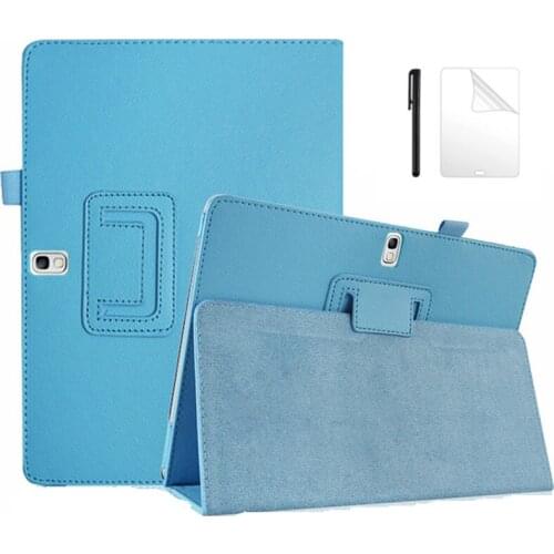 PU Leather Case For Samsung Galaxy Tab Pro 10.1 SM-T520 SM-T521 SM-T525 Cover For Note 10.1 2014 SM-P600/P601/P605 Case+Pen Film