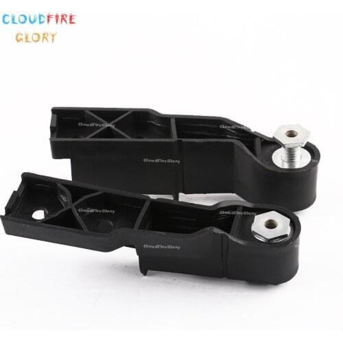 CloudFireGlory 4F0807771 4F0807772 x2 Left Right Front Bumper Grille Cover Holder Mounting Bracket For Audi A6 C6 RS6 2008-2011