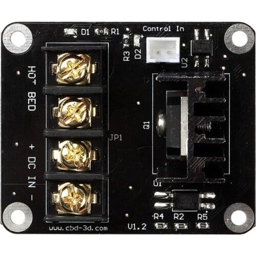 3D Printer Parts General Add-on Heated Bed Power Expansion Module Hot bed Module High Power Module MOS Tube