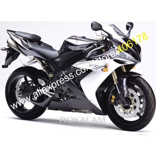 For Yamaha YZF-R1 YZF1000 R1 04 05 06 YZF R1 2004 2005 2006 Black White YZF1000 R1 Fairing Kit (Injection Molding)