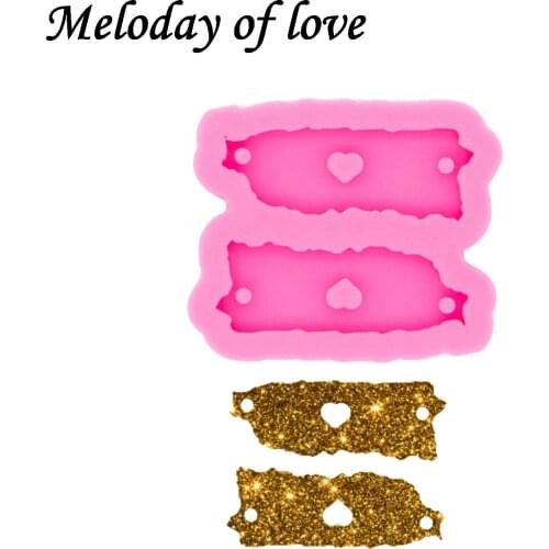 Glossy Glossy Puerto Rico Map Shape Making Bracelet Silicone Resin Mold for Crafts DIY Jewellery Making Tooks DY0452