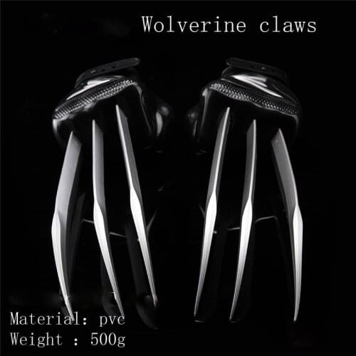 Hotsale 2Pcs/Set 1: 1 Cosplay X-Men Wolverines Claws Logan Blade Claw Prop Super Hero Leg Paw Toy Gift Model Arms