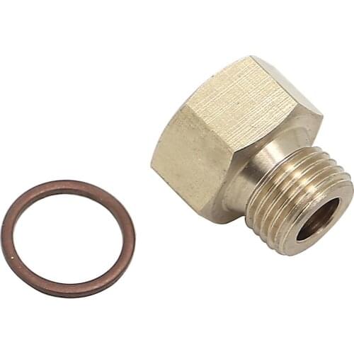 LS1 LS2 4.8 5.3 6.0 Oil Pressure Temperature Metric Plug Adapter Gauge Sender Sensor Bolts Screw 1/8" NPT Female to M16X1.5 Male