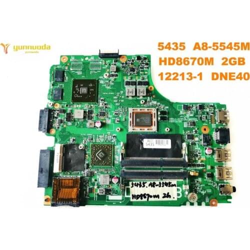 Original for DELL 5435 aptop motherboard 5435 A8-5545M HD8670M 2GB 12213-1 DNE40 tested good free shipping