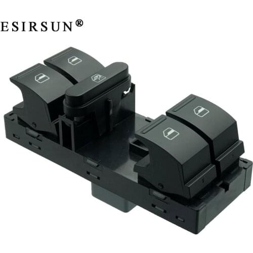 Esirsun Window Lifter Master Switch For Skoda Fabia Octavia 1Z3 Superb 3T4, 3T5 Yeti 5L SUV 1Z0959858B 1Z0 959 858B