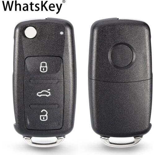3 Buttons Folding Remote Flip Car Key Case Shell Fob For Volkswagen VW Beetle Caddy Eos Golf Jetta Polo Scirocco Tiguan Touran