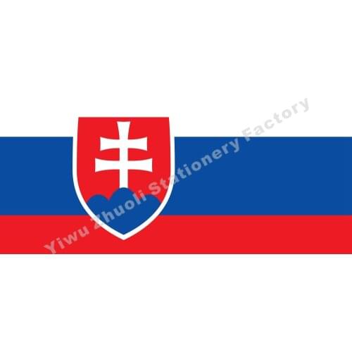 Slovakia 1992 Flag 150X90cm (3x5FT) 120g 100D Polyester Double Stitched High Quality Banner Free Shipping
