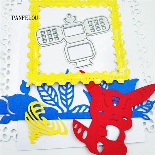 PANFELOU Satellite detector Scrapbooking DIY Halloween Embossing mould card paper die stencils punch Metal cuts dies cutting