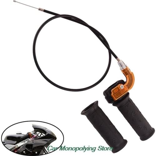 Twist Throttle Accelerator 3 stage Grip Cable For 47cc 49cc Mini Dirt Bike Quad