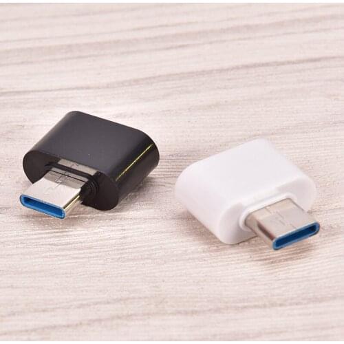 USB Female to USB-C Type C 3.1 OTG Male Data Adapter For Samsung S8 LG G6 G5 V20 OnePlus 2 3 Huawei P9 P10 Plus