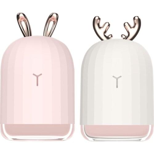 3life three live cute deer cute rabbit mini USB humidifier night light facial humidificador Hydra essential oil sprayer