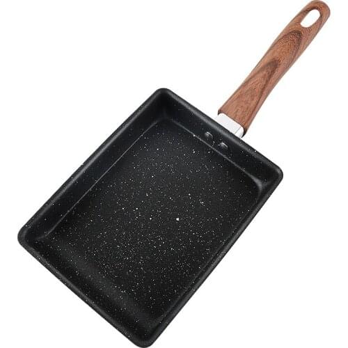 Japanese Style Small Frying Pan Yuzi Non Stick Pan Maifan Stone Pan Square Egg Pan Pan Pan Pan Thick Egg Pan