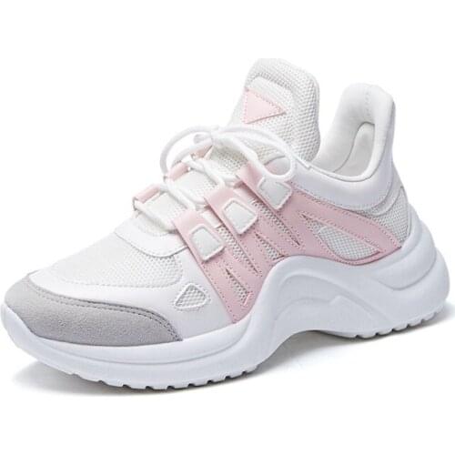 Spring and Autumn New Womens Shoes Large Size Platform Shoes Women Casual Sneakers Running Shoes