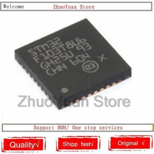 1PCS/lot New original STM32F103T8U6 STM32 F103T8U6 VFQFPN36 IC chip
