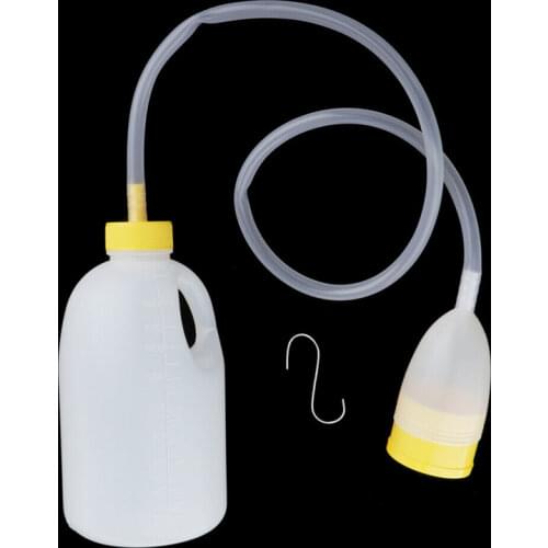 1700ml Travel Car Outdoor Male Bed Pee Urinal Tube Bottle Urinal Toile w/ Hook For Long Distance Driving Patients Pee Helper