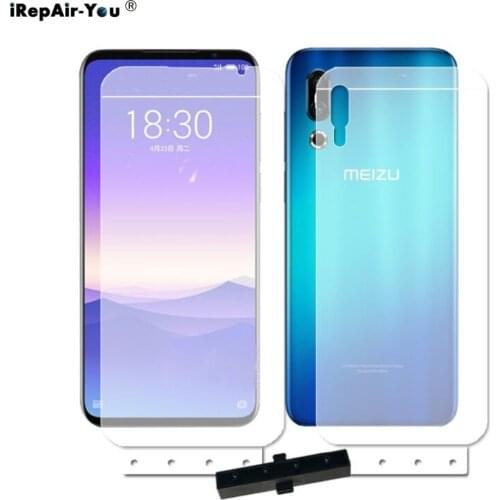 2PCS 9D Front&Back Nano Soft TPU Hydrogel Film For Meizu 16S 16XS 16 15 Plus Note 9 8 18 Pro 7 Plus Full Cover Screen Protector