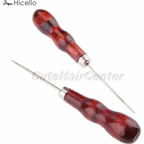 2PCS Sewing Awls 13.5cm without hooks dig holes Leather Cone DIY Tool playing eye or rivets Repair Shoes Craft Hicello