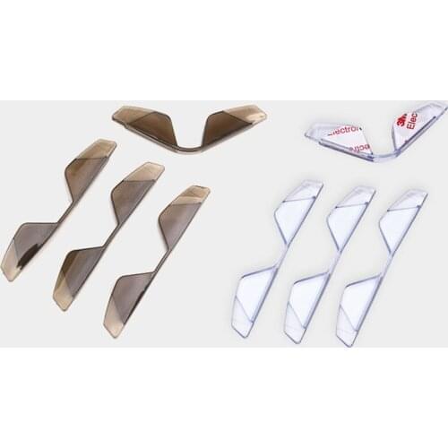 4pcs Universal Car Door Edge Guards Protector Bumper Car Anti-collision Strips PVC Sticker Auto Scratch Protection Moulding Side